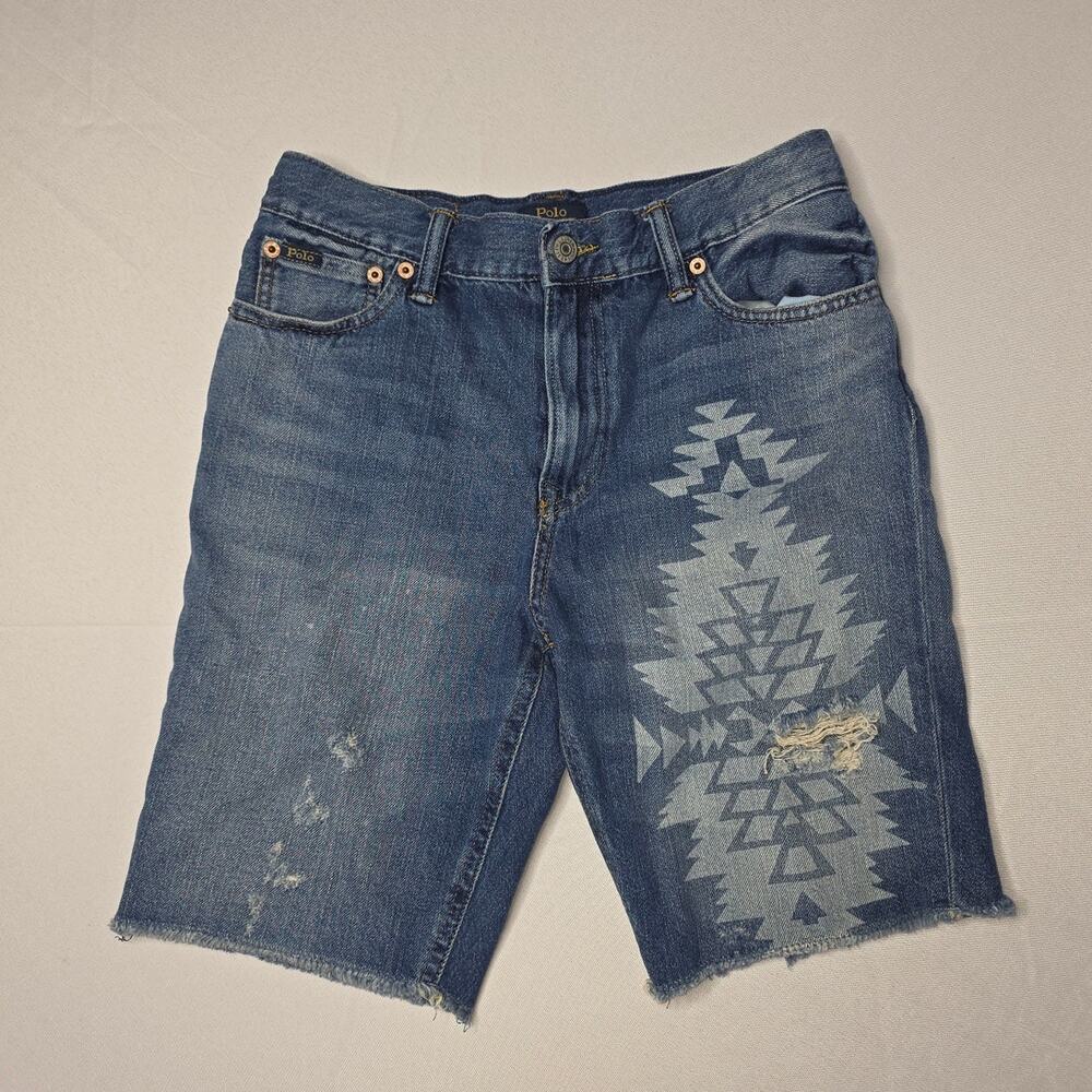Polo Ralph Lauren Boys Cut-Off Denim Shorts Size 18